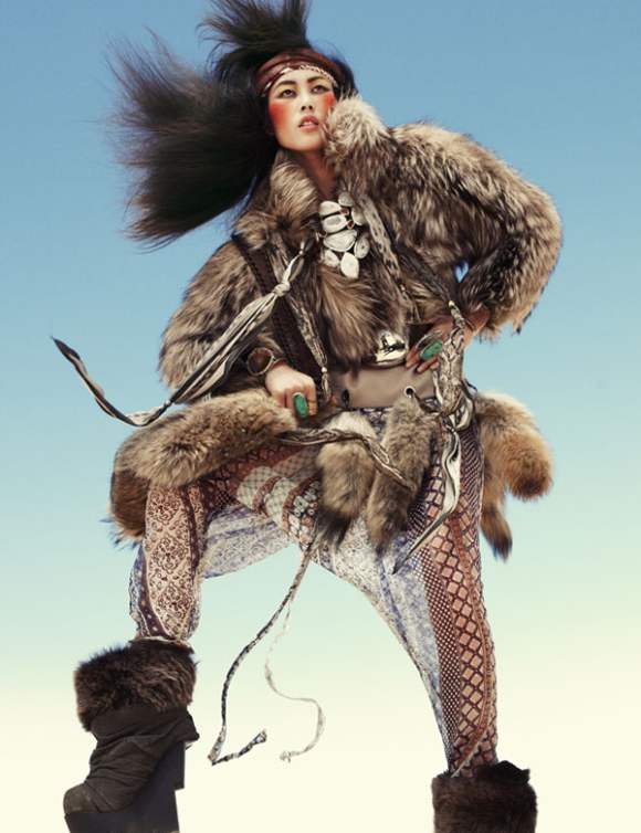 Liu Wen For Vogue Germany November 2010