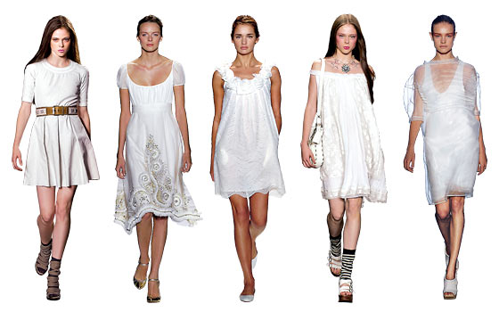 white attire for women