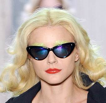 cat eye sunglasses trend spring 2011 Giles