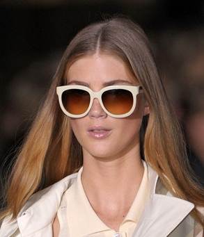 retro sunglasses trend white frame Stella  McCartney