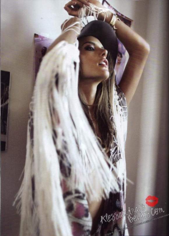 Model Alessandra Ambrosio Latest Magazine Cover Shoot 