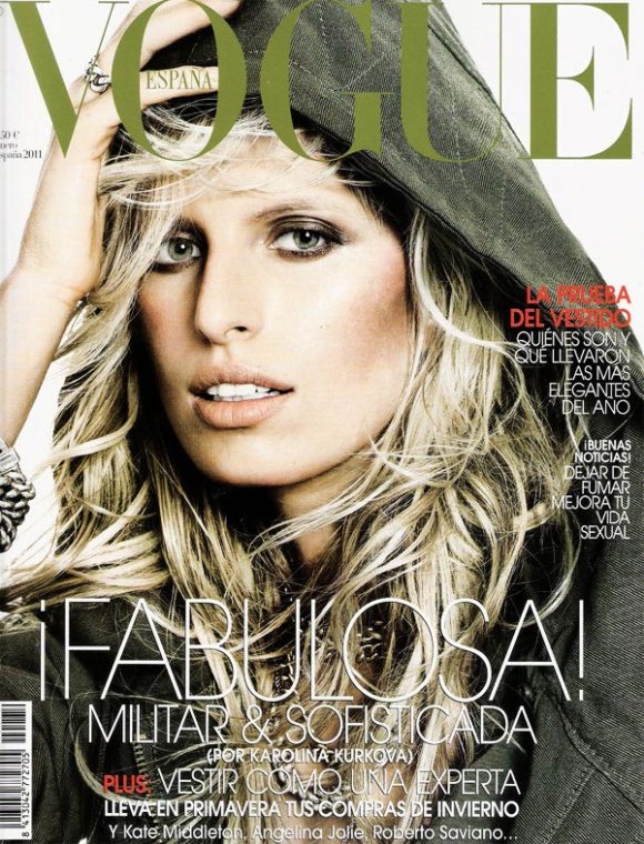 Karolina Kurkova for Vogue Spain January 2011