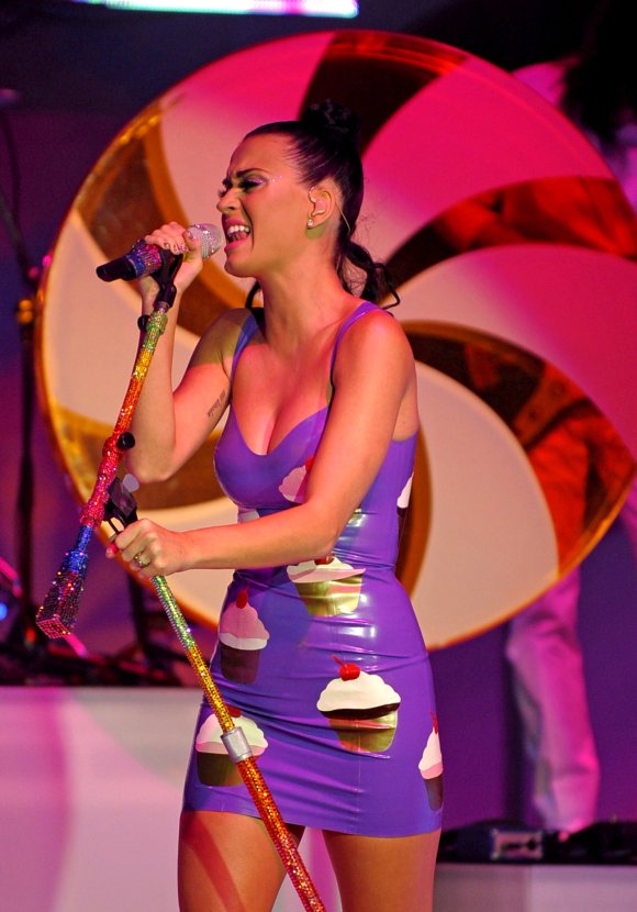 Katy Perry latex dress Windows Phone Launch Concert