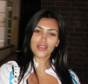 Kim Kardashian without makeup