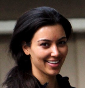 Kim Kardashian without makeup