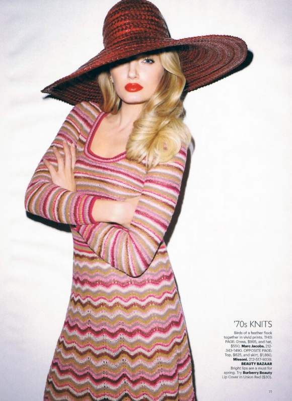 Lily Donaldson for Harpers Bazaar US January 2011 12