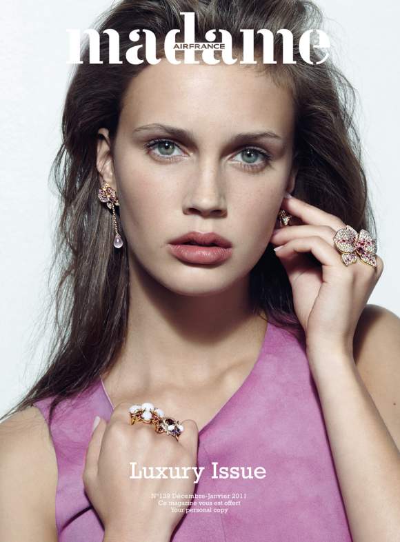 Marine Vacth for Air France Madame December 2010