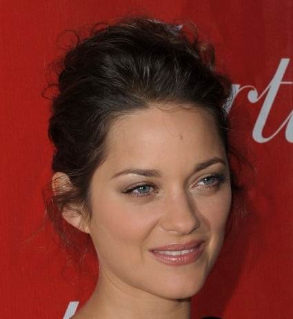 Marion Cotillard chic updo hairstyle