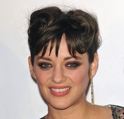 Marion Cotillard chick updo