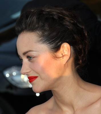 Marion Cotillard updo hairstyle with braid