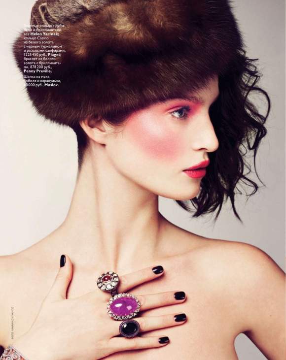 Marta Berzkalna for Vogue Russia January 2011 2