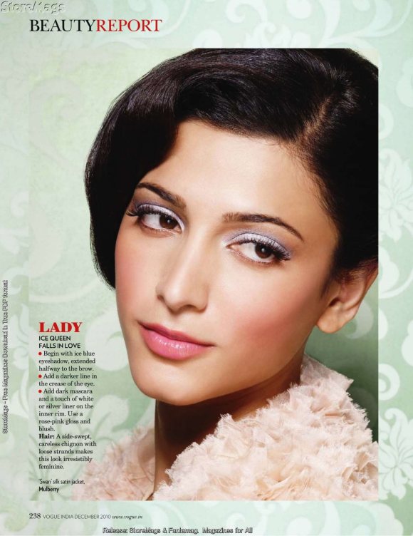Shruti Haasan for Vogue India December 2010 3