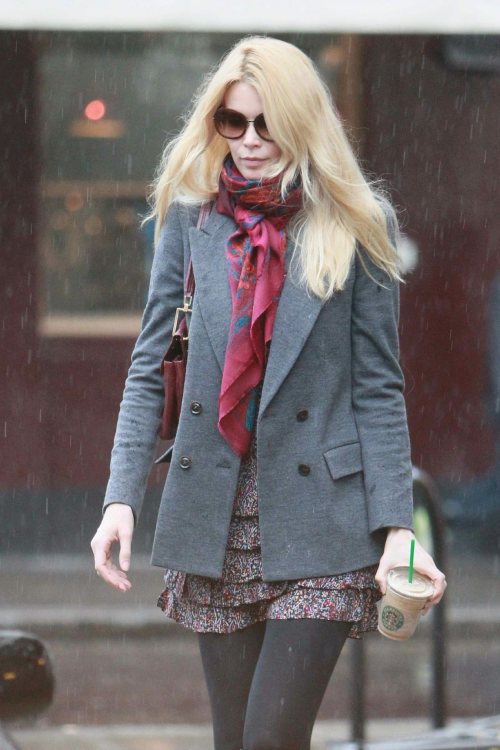 Claudia Schiffer  Street Style