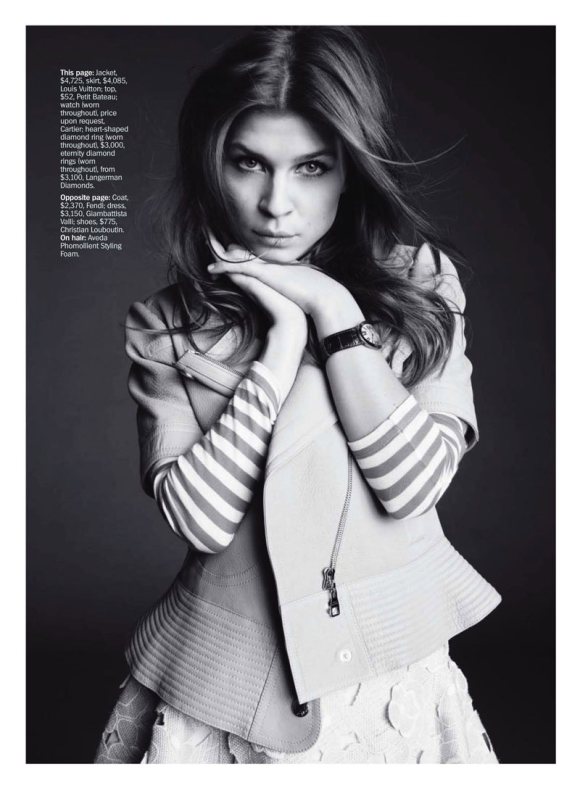 Clemence Poesy Marie Claire US February 2011 3