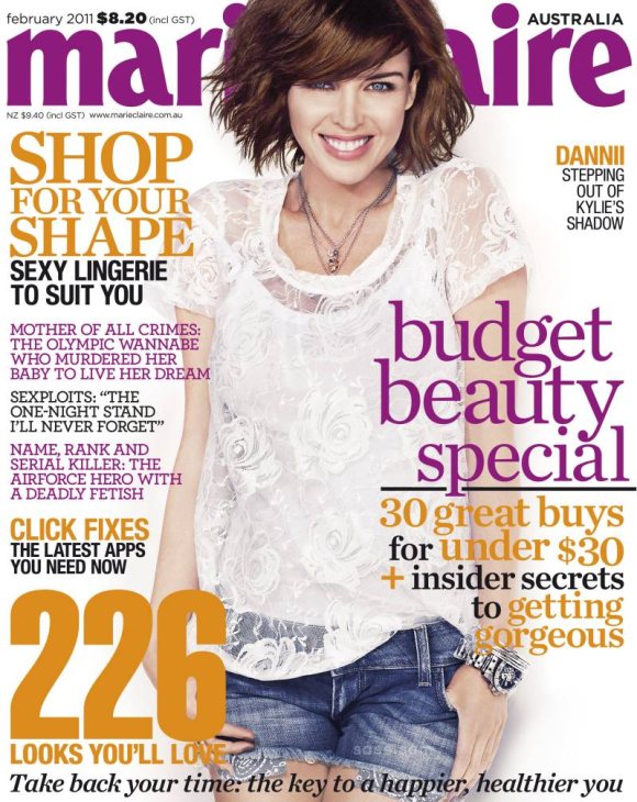Dannii Minogue  Marie Claire Australia February 2011