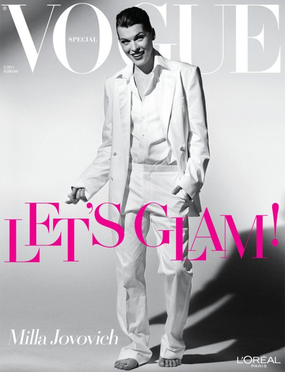 Milla Jovovich Vogue Germany Feb 2011 Editorial 4