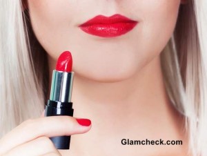 Red lipstick How to apply