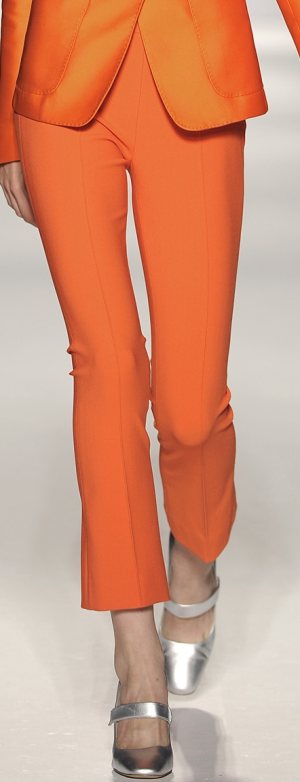 crop-pant trend  spring 2011max mara