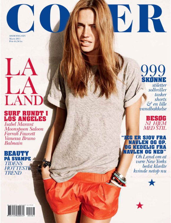 Maria Gregersen Cover Magazine March 2011