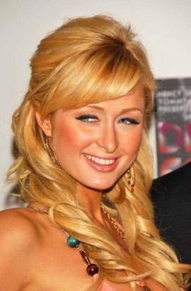 Paris hilton hairstyle long hair curls