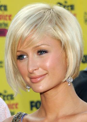 Paris hilton hairstyle short bob