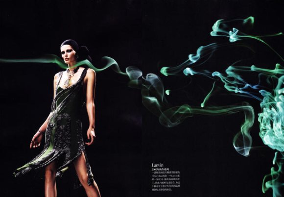 Edita Vilkeviciute Vogue China S S 2011 2