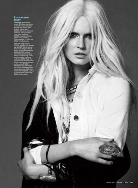 Hartje Andresen Marie Claire US April 2011