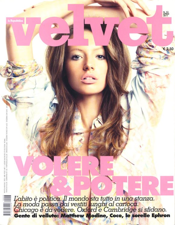 Mona Johannessen Velvet Magazine April 2011