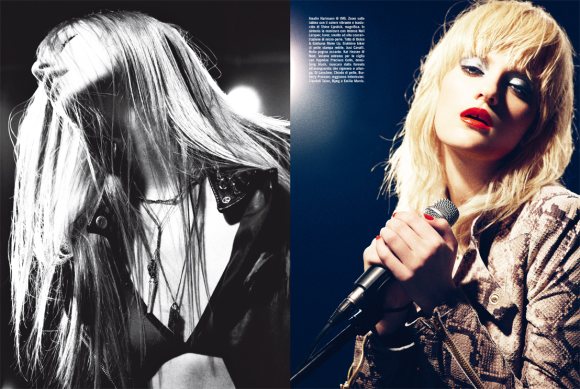 Vogue Italia March 2011 Beauty Editorial