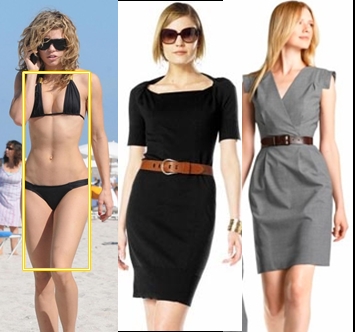 dressing banana shape women