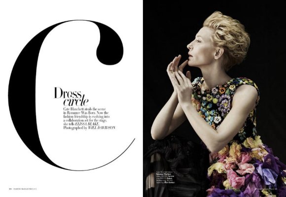 Cate Blanchett Harpers Bazaar Australia May