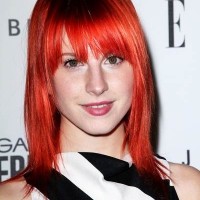 Hayley Williams red hair look at Women in Music event