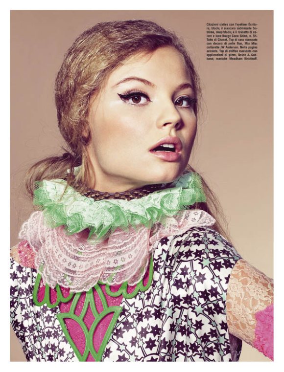 Magdalena Frackowiak Vogue Italia April 2011