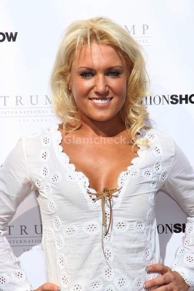 Natalie Gulbis  white summer dress