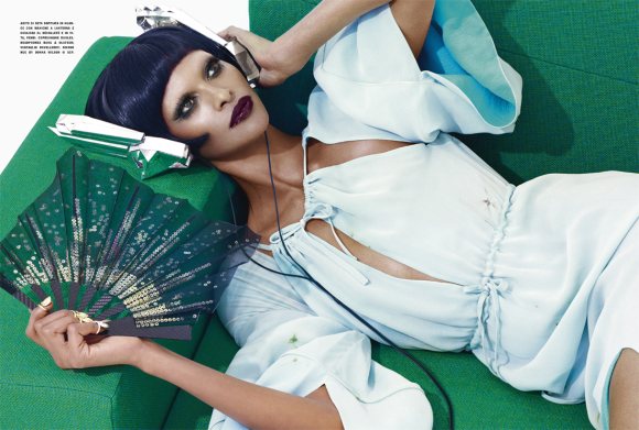 Yasmin Warsame Vogue Italia April 2011