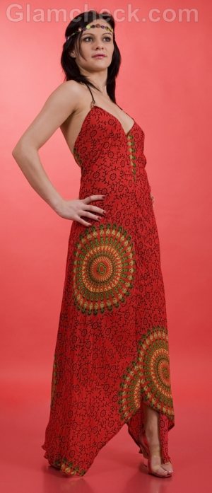 bohemian maxi dress