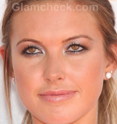 silver eye makeup Audrina Patridge