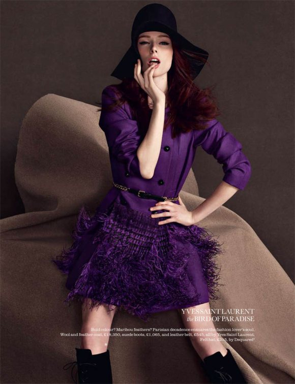 Coco Rocha Elle UK August 2011