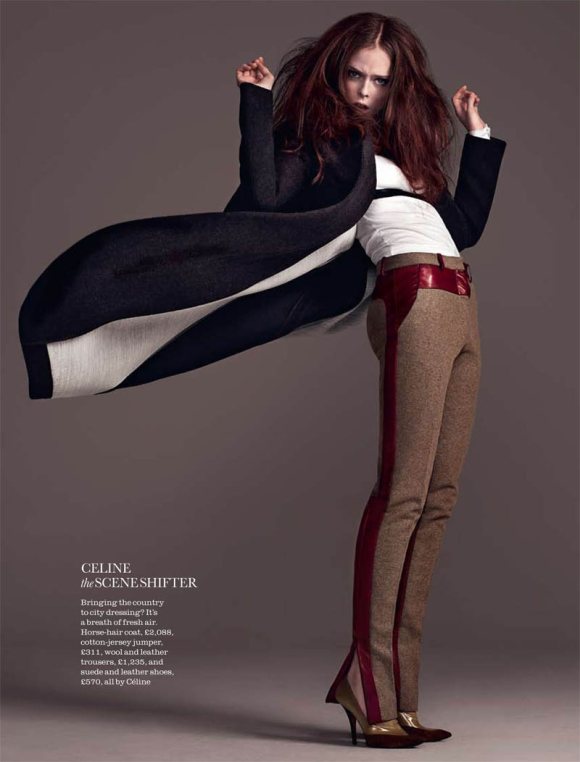 Coco Rocha Elle UK August 2011