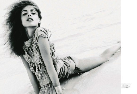 Elisa Sednaoui Harpers Bazaar Spain August 2011