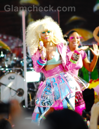 Nicki Minaj Wardrobe Malfunction: Nip Slip, Performances