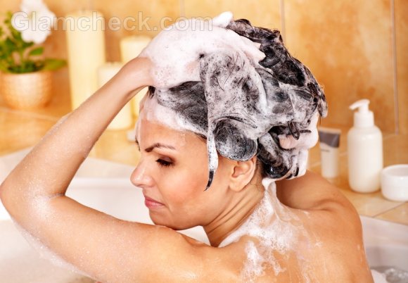 washing hair remedy scalp acne
