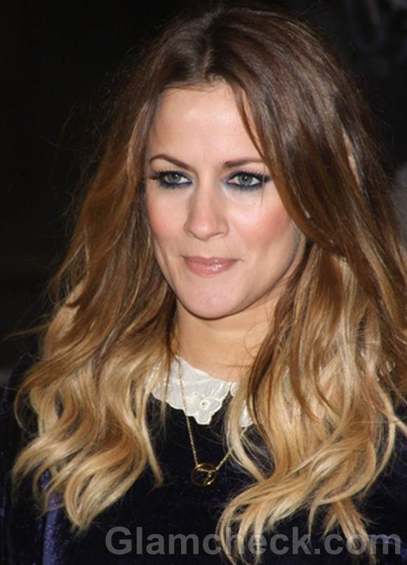 Caroline Flack hair color