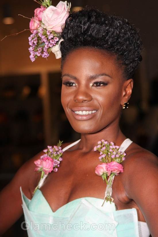 Shingai Shoniwa Wears Surgical Mask Mermaid Gown