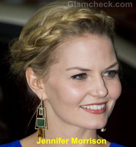 Jennifer Morrison milkmaid braids