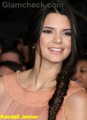 Kendall-Jenner-fishtail braids