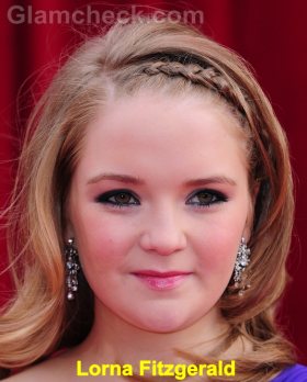 Lorna Fitzgerald braided bangs