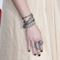 Miley Cyrus Finger Armor Rings American Giving Awards 2011