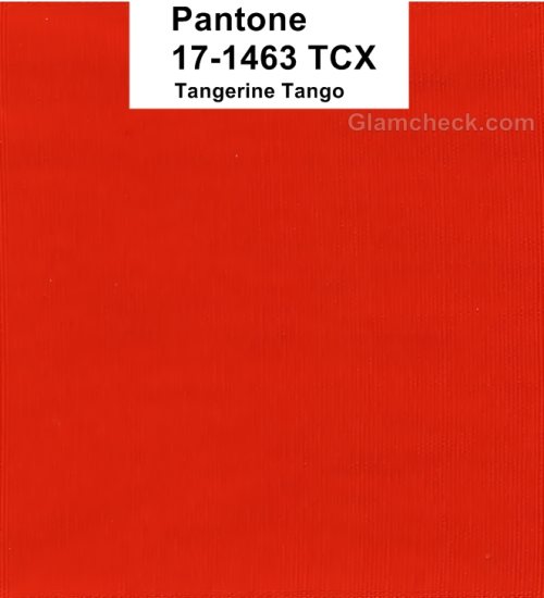 Pantone Announces Tangerine Tango Is The Official Color Of 2012