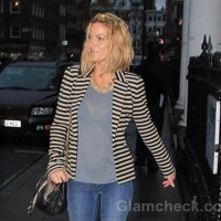 Sarah Harding red boots street style